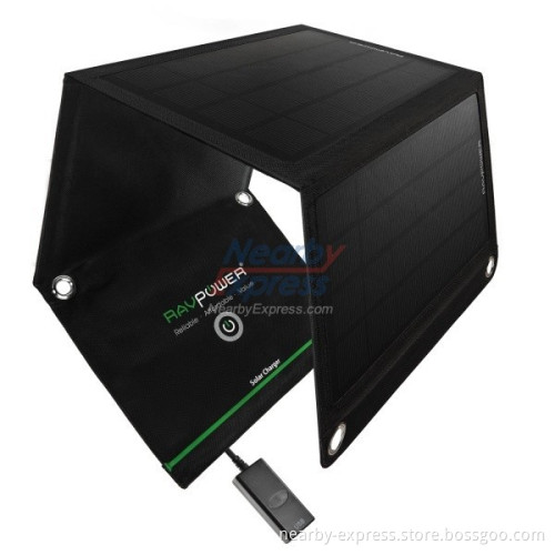 RAVPower 2nd Generation iSmar RP-SC02 Dual Outputs 5V 2A and 5V 1A Foldable Mobile Solar Charger